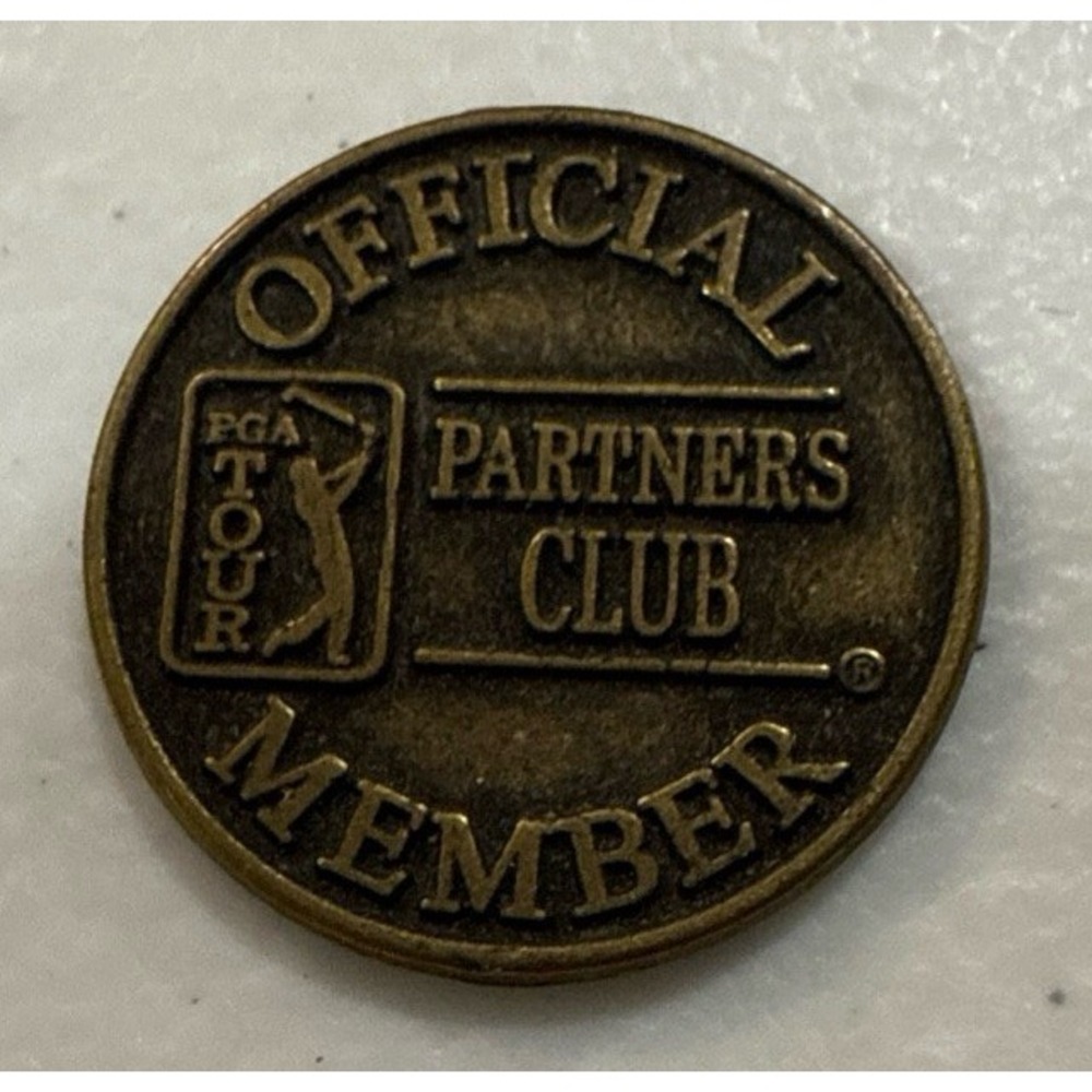PGA‎ Tour Golf Charter Member Partners Club Double Sided Token Coin Collector